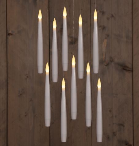 10er Set schwebende Kerzen