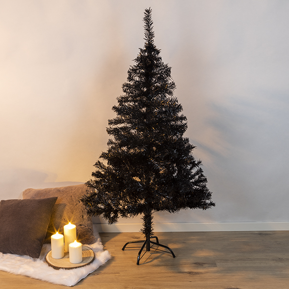 Weihnachtsbaum 150cm hoch, schwarz