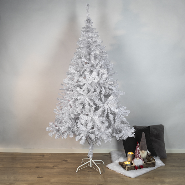 Weihnachtsbaum 210cm hoch, weiß