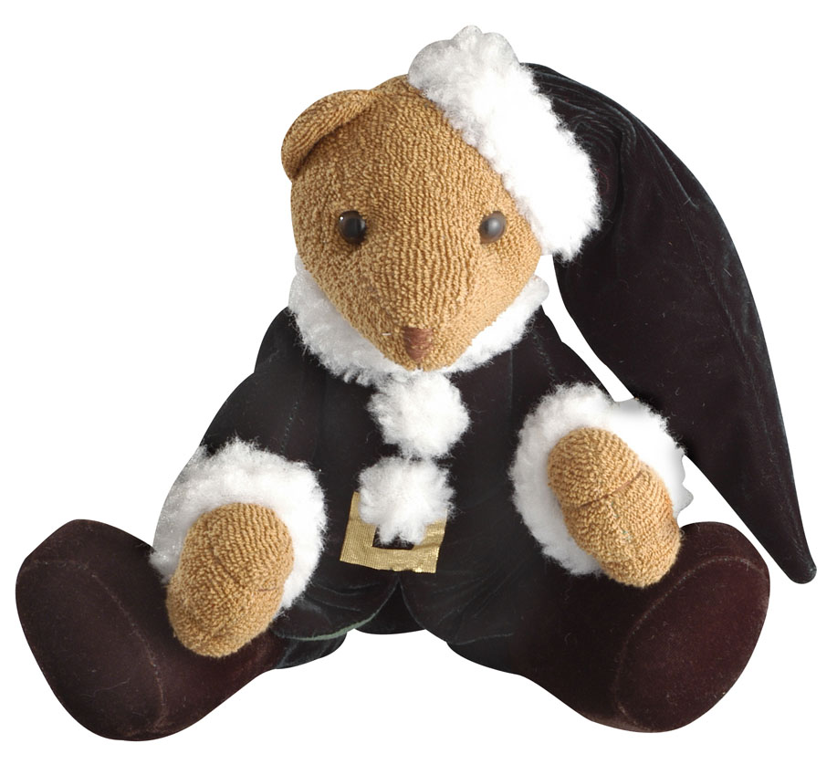 Teddy im Weihnachtskostüm