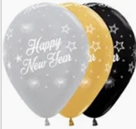 Latex Ballons 6er Set, bis zu 30cm   – 3 verschiedene Farben 