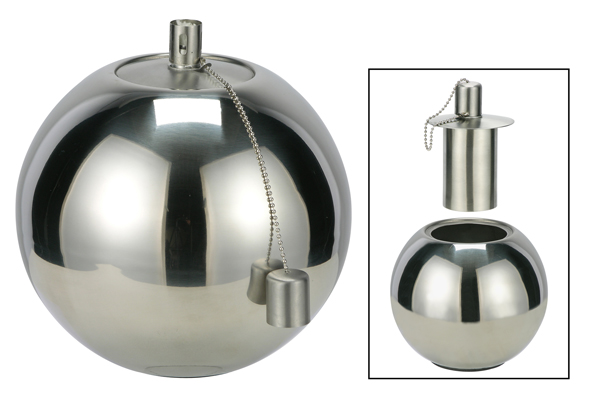 Kugelfackel aus Edelstahl