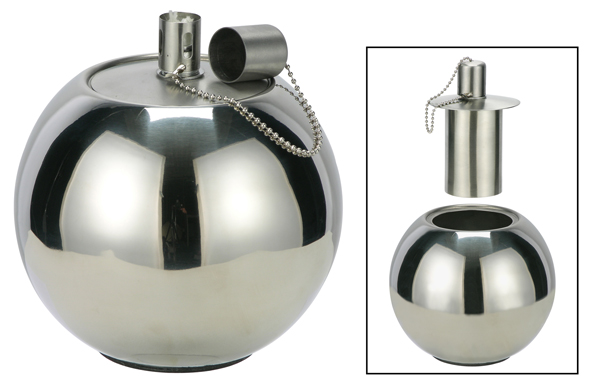 Kugelfackel aus Edelstahl