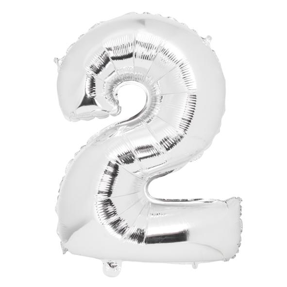 Nummernballon "2"