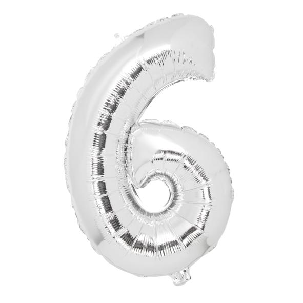 Nummernballon "6"