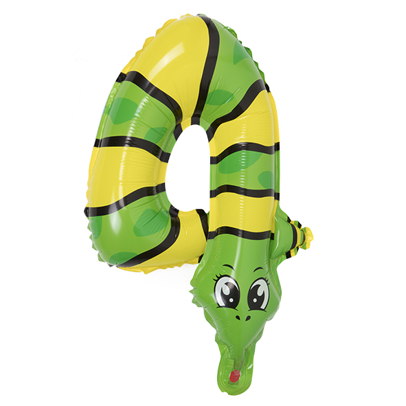 Nummernballon "4" für Kinder