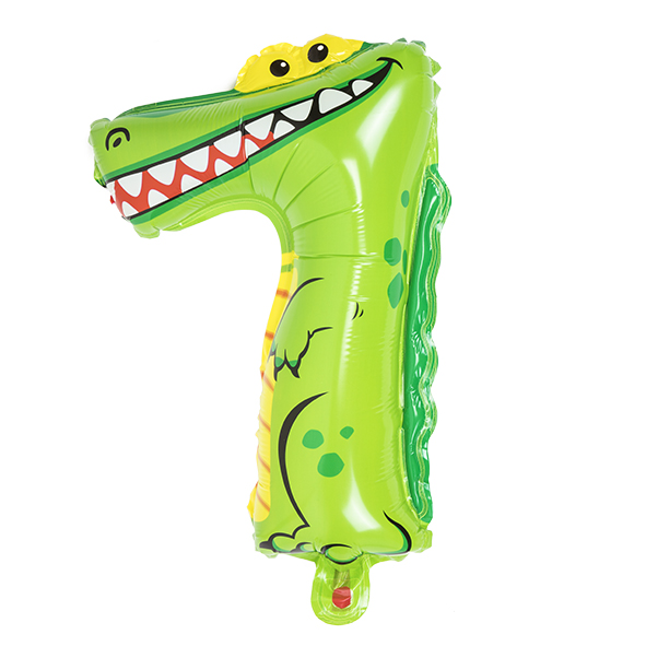 Nummernballon "7" für Kinder