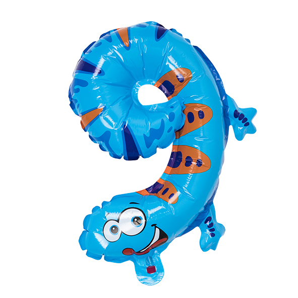 Nummernballon "9" für Kinder