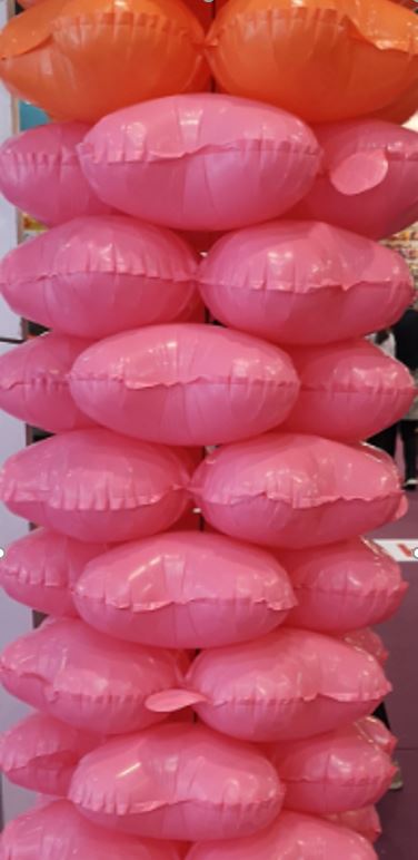 10x Towerballons rot