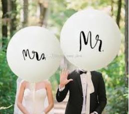 Mr und Mrs Ballon XXL