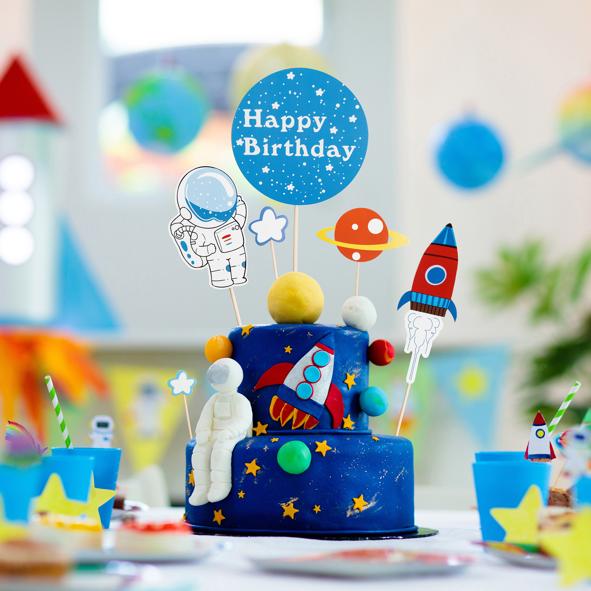 Kuchendeko "Mondlandung"
