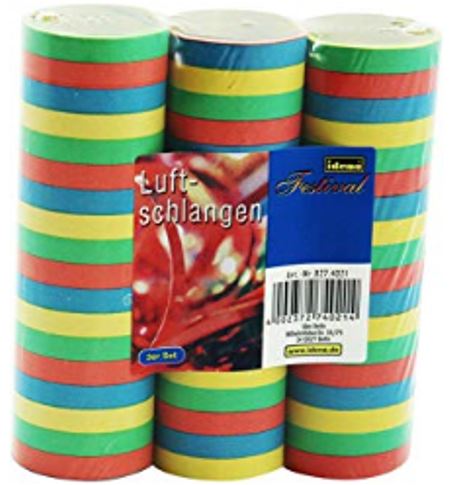 Luftschlangen 3er Set