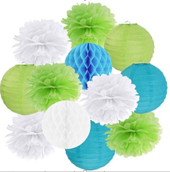 Party Deko Set 12 teilig