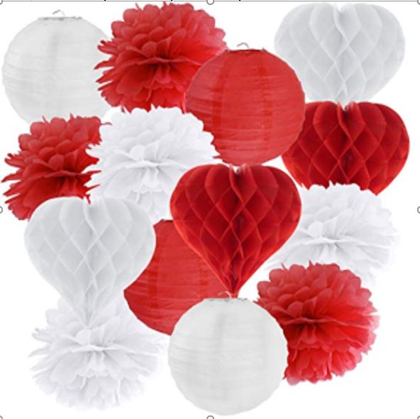 Party Deko Set 12 teilig