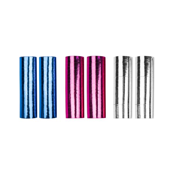 Luftschlangen Metalic 2er Set