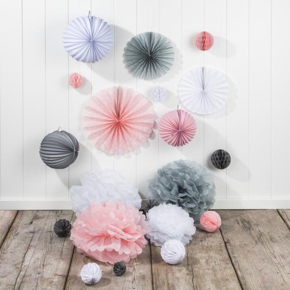 Party-Dekorationsset Papier 20-tlg.