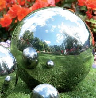 Kugel aus Edelstahl, Ø 30cm