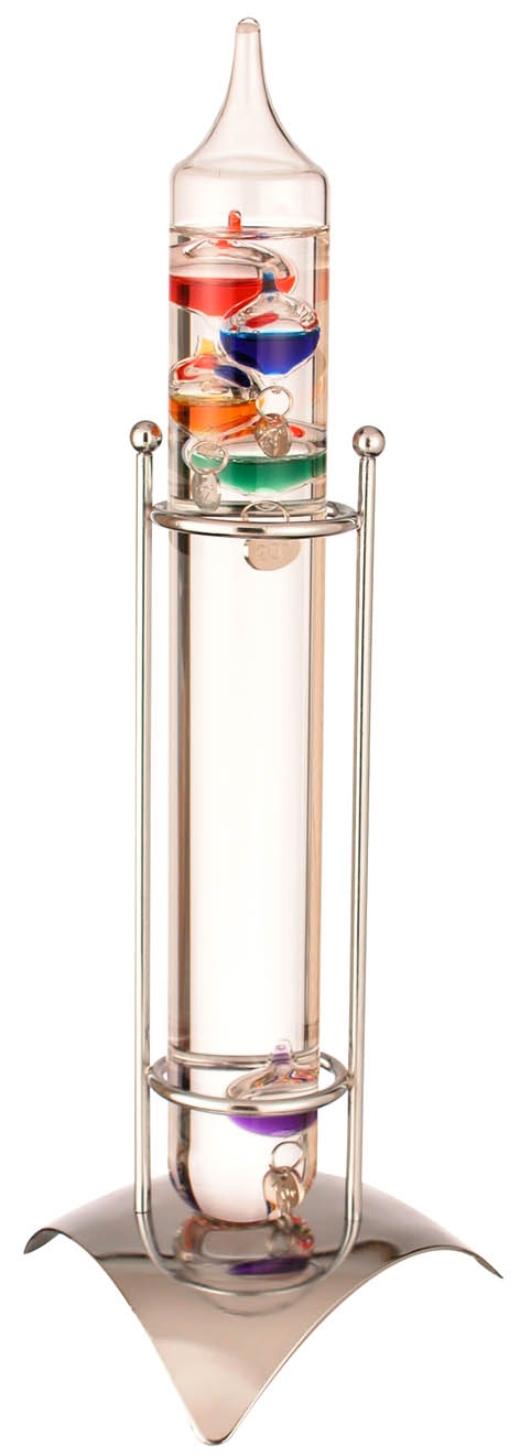 Thermometer "Galileo" mit Chromge-