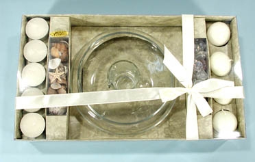 Kerzen-Set 14tlg. in hellblau,