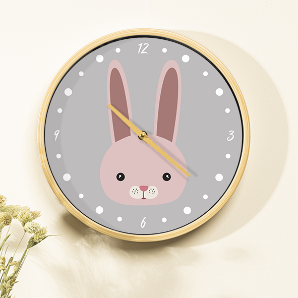 Wanduhr mit Kindermotiv