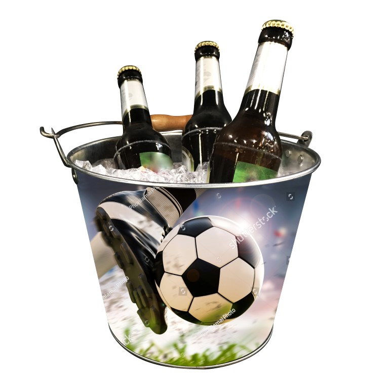 Geschenkeimer - "Fußball"