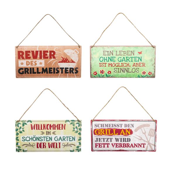 Blechschilder ca. 30 x 15 x 0,05cm