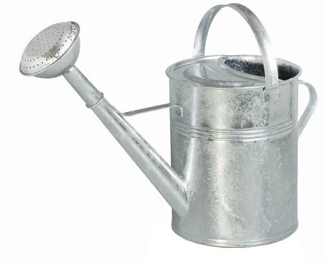 Zinkgießkanne mit Tragegriff