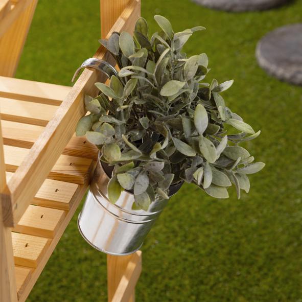 Blumentopf, verzinkter Stahl"hängender Blumentopf"