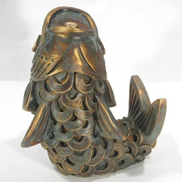 Wasserspeier in Bronzeoptik