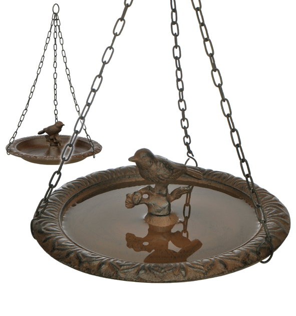Vogeltränke aus Gusseisen