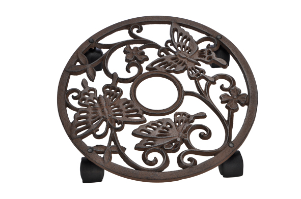 Pflanzenroller, rund, in nostalgischem