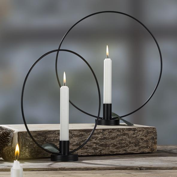 Kerzenhalter Ring 2er Set