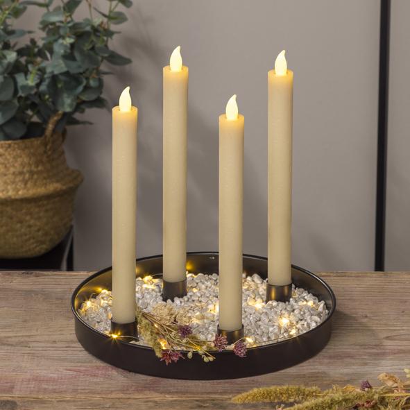 Magnetischer Kerzenhalter aus Metall