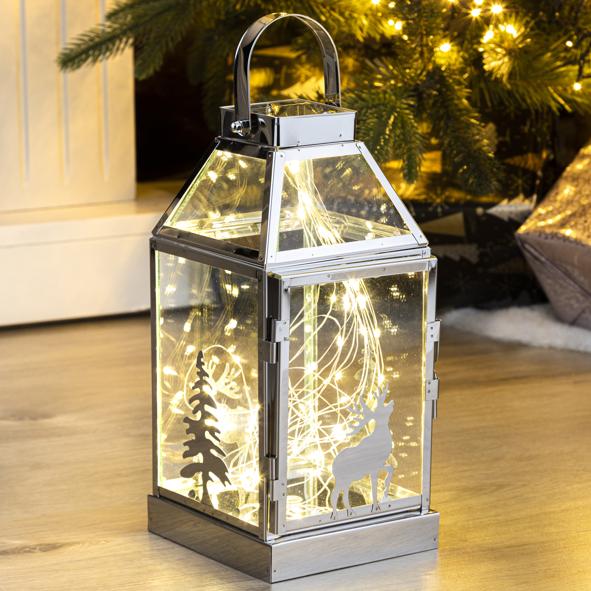 LED Laterne ca. 14 x 13,1 x 26 cm