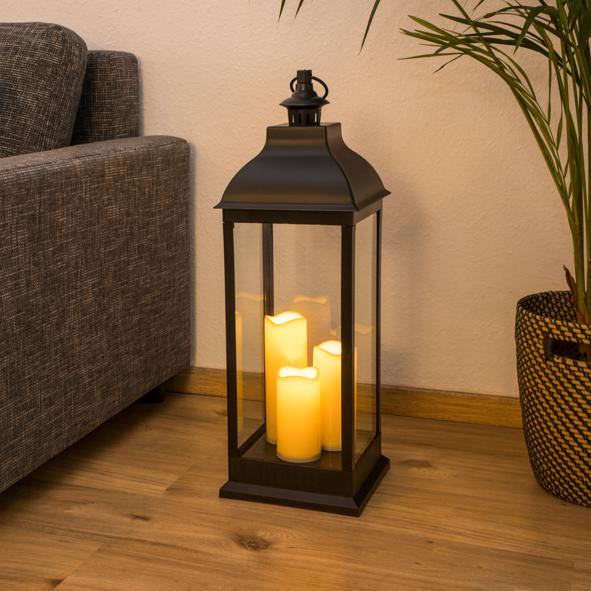 LED Kerzen mit Laterne