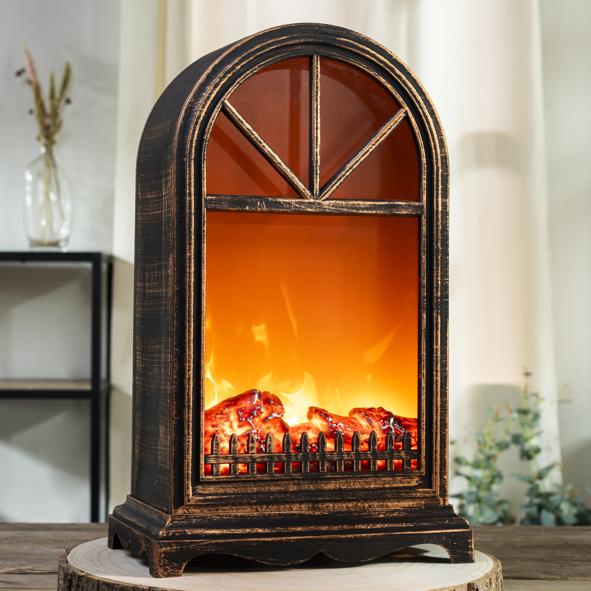 LED Kamin-Laterne