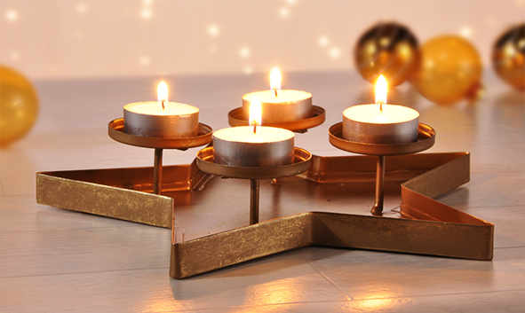 Teelichthalter "Stern"