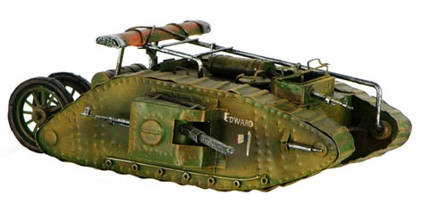 Antik- Modell "französischer Panzer"