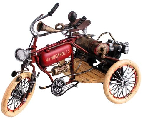 Antik- Modell "Motorrad Harley"