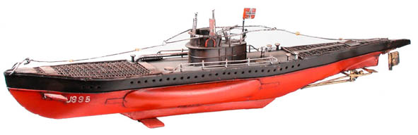 Antik- Modell "britisches U-Boot"