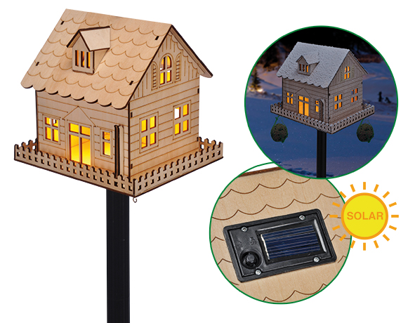 Vogel-Futterhaus "Skihütte"