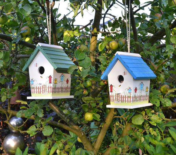 Vogel-Nisthaus bedruckt