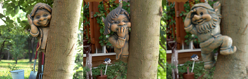 Baumgucker, Wichtel - sortiert