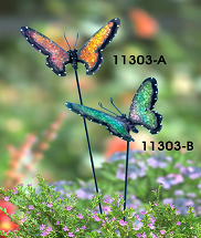 Blumenstecker Schmetterling