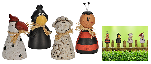 Zaunsitzer aus Keramik