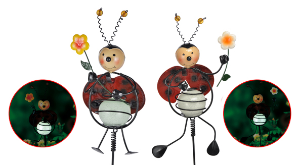 Gartenstecker Marienkäfer,