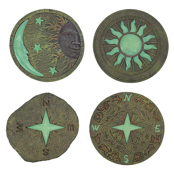 Trittstein, fluoreszierend