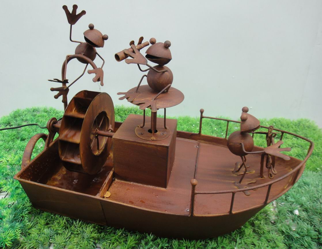 Metall Riverboot mit Fröschen