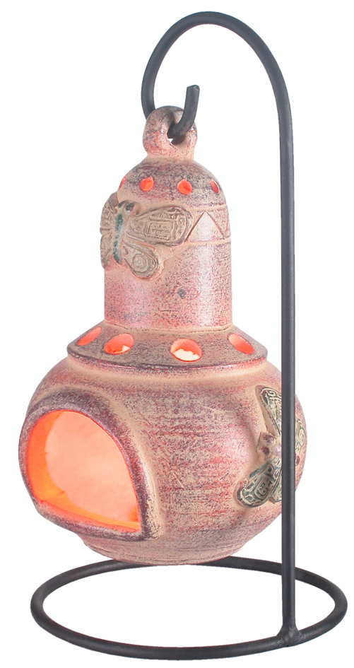 Mexikanischer Kleinofen aus Terrakotta