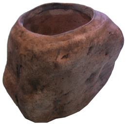 Pflanzvase aus Terrakotta, Maße: 18,5x